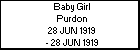 Baby Girl Purdon