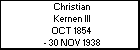Christian Kernen III