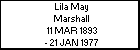 Lila May Marshall