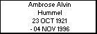 Ambrose Alvin Hummel
