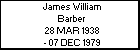James William Barber
