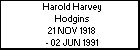 Harold Harvey Hodgins