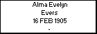 Alma Evelyn Evers