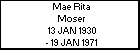 Mae Rita Moser