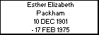 Esther Elizabeth Packham
