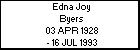 Edna Joy Byers