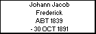 Johann Jacob Frederick