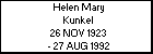 Helen Mary Kunkel