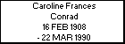 Caroline Frances Conrad