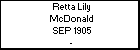 Retta Lily McDonald