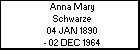 Anna Mary Schwarze
