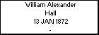 William Alexander Hall