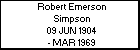 Robert Emerson Simpson