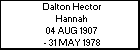 Dalton Hector Hannah