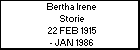 Bertha Irene Storie