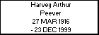 Harvey Arthur Peever