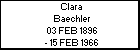 Clara Baechler