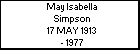 May Isabella Simpson