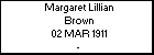 Margaret Lillian Brown