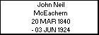John Neil McEachern