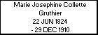 Marie Josephine Collette Gruthier