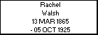 Rachel Walsh