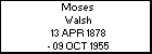 Moses Walsh