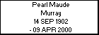 Pearl Maude Murray