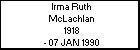 Irma Ruth McLachlan
