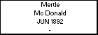 Mertle Mc Donald