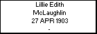 Lillie Edith McLaughlin