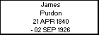 James Purdon