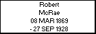 Robert McRae