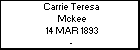 Carrie Teresa Mckee