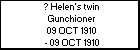 ? Helen's twin Gunchioner