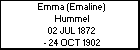 Emma (Emaline) Hummel