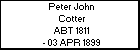 Peter John Cotter