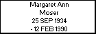 Margaret Ann Moser