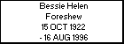 Bessie Helen Foreshew