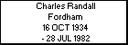 Charles Randall Fordham