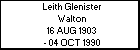 Leith Glenister Walton