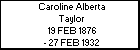 Caroline Alberta Taylor