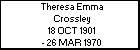 Theresa Emma Crossley