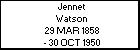 Jennet Watson