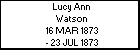 Lucy Ann Watson