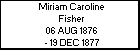 Miriam Caroline Fisher