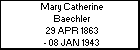 Mary Catherine Baechler
