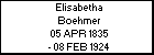 Elisabetha Boehmer