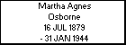Martha Agnes Osborne