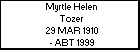 Myrtle Helen Tozer
